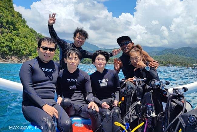 ダイビング一人参加、バリ島ダイビング