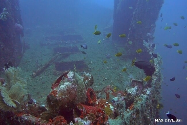 バリ島クブにある沈船ボガ号