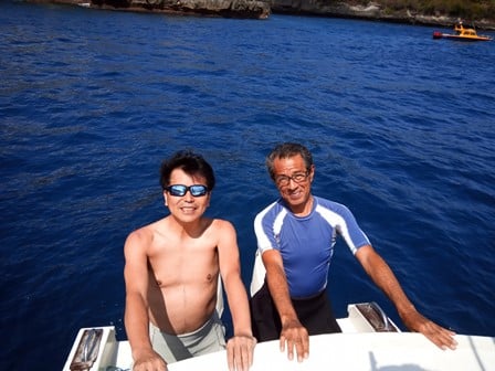 バリ島ヌサペニダのトヨパカでダイビング