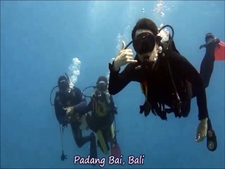 バリ島パダンバイ，６年ぶりのダイビング