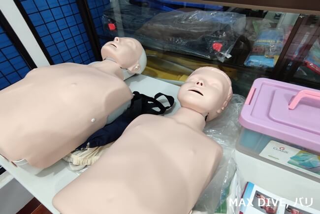 CPR(心肺蘇生法）の練習,EFR講習